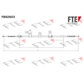 Handbremsseil FBS25033 von FTE günstig für 43,00 € online kaufen