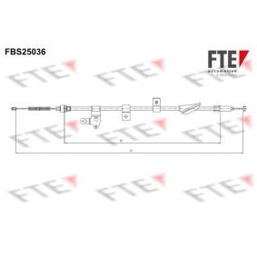Handbremsseil FBS25036 von FTE günstig für 35,72 € online kaufen