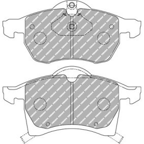 Acquista Kit pastiglie freni da FERODO RACING FCP1295H a buon mercato per soli 291,38 €