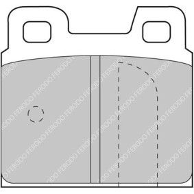 Compre Pastilhas de travão da FERODO RACING FCP93H a um preço baixo por 133,19 €