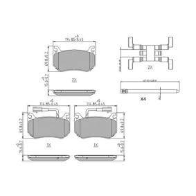 Bremsbeläge FDB4847 von FERODO günstig für 124,25 € online kaufen