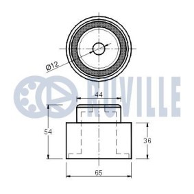 Umlenk- / Führungsrolle, Keilrippenriemen 55051 von RUVILLE günstig für 18,26 € online kaufen