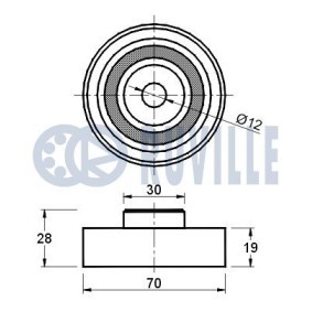 Acquista Galoppino / guidacinghia, cinghia trapezoidale da RUVILLE online per Classe S Sedan (W116) a prezzi moderati