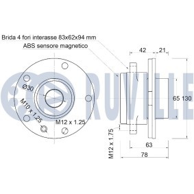 Umlenkrolle, Zahnriemen 55304 von RUVILLE günstig für 30,95 € online kaufen