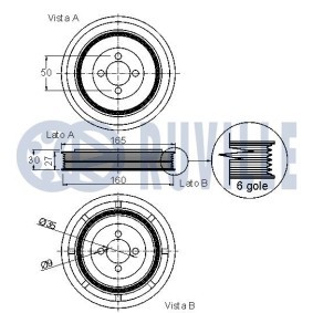 Compre Polia de desvio / de guia, correia dentada de RUVILLE online para Monterey Mk2 (M98) a preços moderados