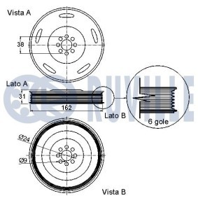 Umlenk- / Führungsrolle, Keilrippenriemen 55384 von RUVILLE günstig für 17,22 € online kaufen
