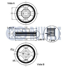 Zahnriemensatz 5540171 von RUVILLE günstig für 32,71 € online kaufen