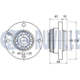Zahnriemensatz 5544770 von RUVILLE günstig für 64,75 € online kaufen