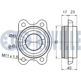 Zahnriemensatz 5548970 von RUVILLE günstig für 84,54 € online kaufen