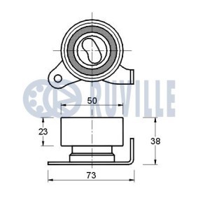 Spannarm, Keilrippenriemen 55586 von RUVILLE günstig für 52,52 € online kaufen