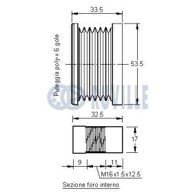 Spannrolle, Zahnriemen 55772 von RUVILLE günstig für 42,53 € online kaufen