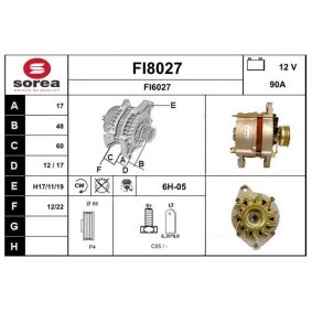 Lichtmaschine FI8027 von SNRA günstig für 235,02 € online kaufen