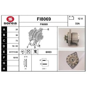 Lichtmaschine FI8069 von SNRA günstig für 160,86 € online kaufen