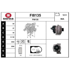 Lichtmaschine FI8135 von SNRA günstig für 203,45 € online kaufen