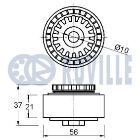 Zahnriemensatz 5660270 von RUVILLE günstig für 61,67 € online kaufen