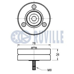 Spannarm, Keilrippenriemen 56960 von RUVILLE günstig für 115,97 € online kaufen