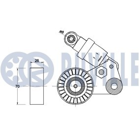 Spannarm, Keilrippenriemen 57342 von RUVILLE günstig für 77,81 € online kaufen
