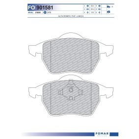 Bremsbeläge von FOMAR Friction