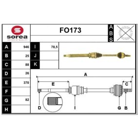 Antriebswelle FO173 von SERA günstig für 186,32 € online kaufen
