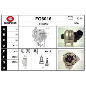 Lichtmaschine für ALFA ROMEO von SNRA