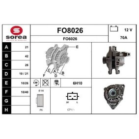 Køb Generator af SNRA FO8026 til den lave pris 1595,96 DKK