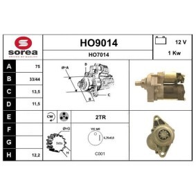 Anlasser HO9014 von SNRA günstig für 171,58 € online kaufen
