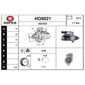 Anlasser für HONDA von SNRA