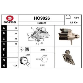 Anlasser für HONDA von SNRA