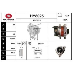 Lichtmaschine für HYUNDAI von SNRA
