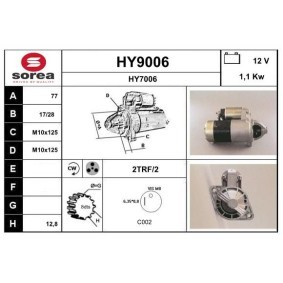 Anlasser HY9006 von SNRA günstig für 213,86 € online kaufen