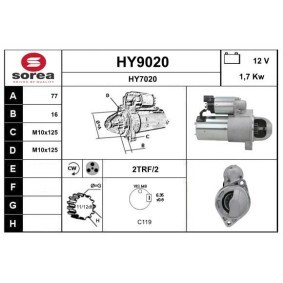 Anlasser HY9020 von SNRA günstig für 223,12 € online kaufen