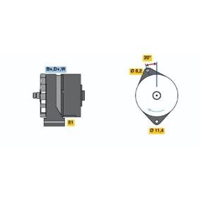 Lichtmaschine für VOLVO von BOSCH