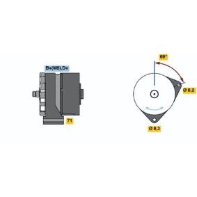 Lichtmaschine 0 120 469 992 von BOSCH günstig für 521,58 € online kaufen
