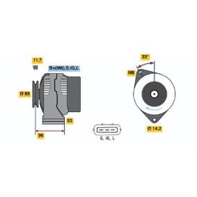 Lichtmaschine 0 123 325 008 von BOSCH günstig für 441,25 € online kaufen