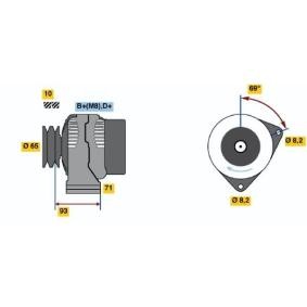 Lichtmaschine 0 123 500 005 von BOSCH günstig für 546,70 € online kaufen