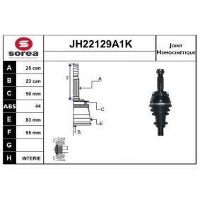 Acquista Kit giunti semiasse da SNRA JH22129A1K a buon mercato per soli 114,40 €