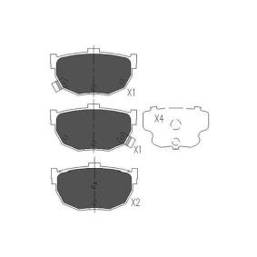 Bremsbeläge KBP-6544 von KAVO PARTS günstig für 28,61 € online kaufen