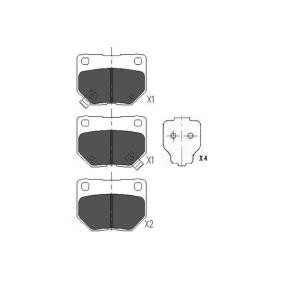 Compre Pastilhas de travão de KAVO PARTS online para SKYLINE Coupé (R33) a preços moderados