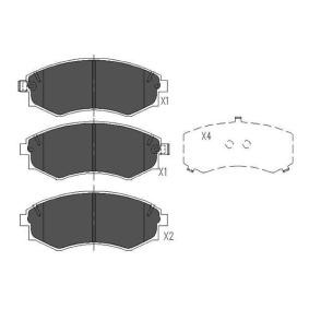 Bremsbeläge KBP-7504 von KAVO PARTS günstig für 24,48 € online kaufen