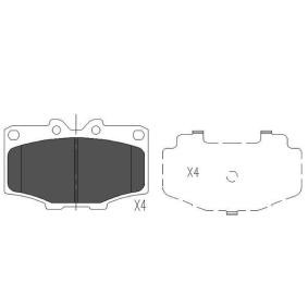 Compre Pastilhas de travão de KAVO PARTS online para Land Cruiser Veículo todo terreno aberto (FJ40) a preços moderados