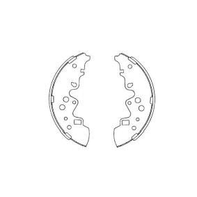 Bremsbackensatz KBS-5414 von KAVO PARTS günstig für 33,14 € online kaufen
