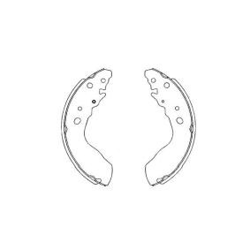 Bremsbackensatz KBS-8913 von KAVO PARTS günstig für 26,61 € online kaufen