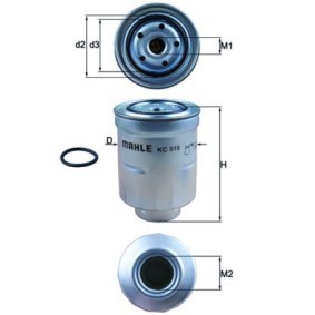 Kraftstofffilter für SUBARU von KNECHT