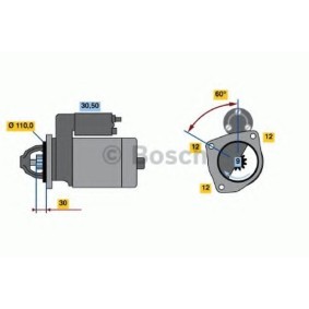 Anlasser für FIAT von BOSCH