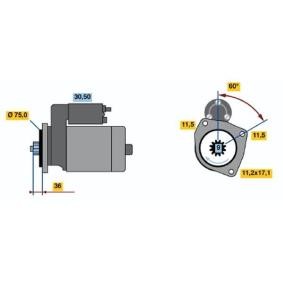 Köp Startmotor av BOSCH 0 986 013 581 till det låga priset 3724,37 kr