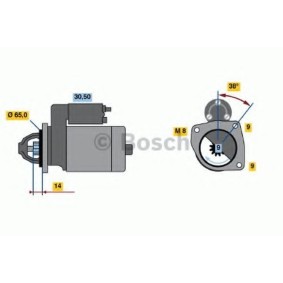 Anlasser 0 986 017 030 von BOSCH günstig für 103,69 € online kaufen