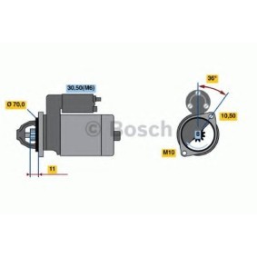 Anlasser 0 986 021 070 von BOSCH günstig für 96,08 € online kaufen