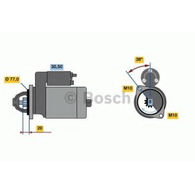 Anlasser 0 986 022 780 von BOSCH günstig für 140,15 € online kaufen