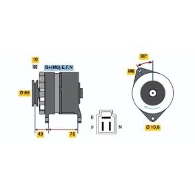 Lichtmaschine 0 986 032 591 von BOSCH günstig für 151,89 € online kaufen