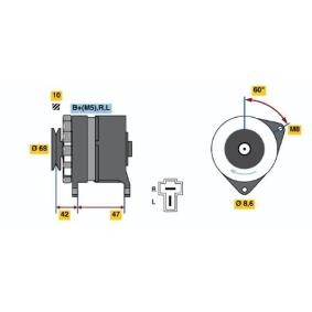 Køb Generator af BOSCH 0 986 032 601 til den lave pris 1801,53 DKK